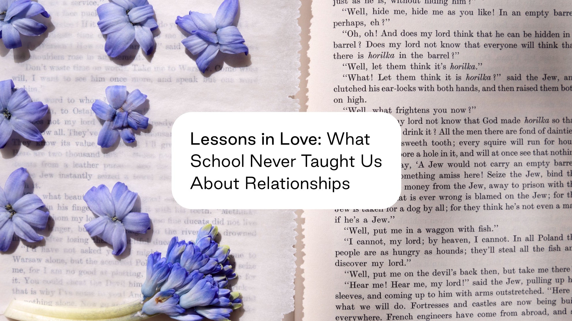 Lessons in Love: What School Never Taught Us About Relationships