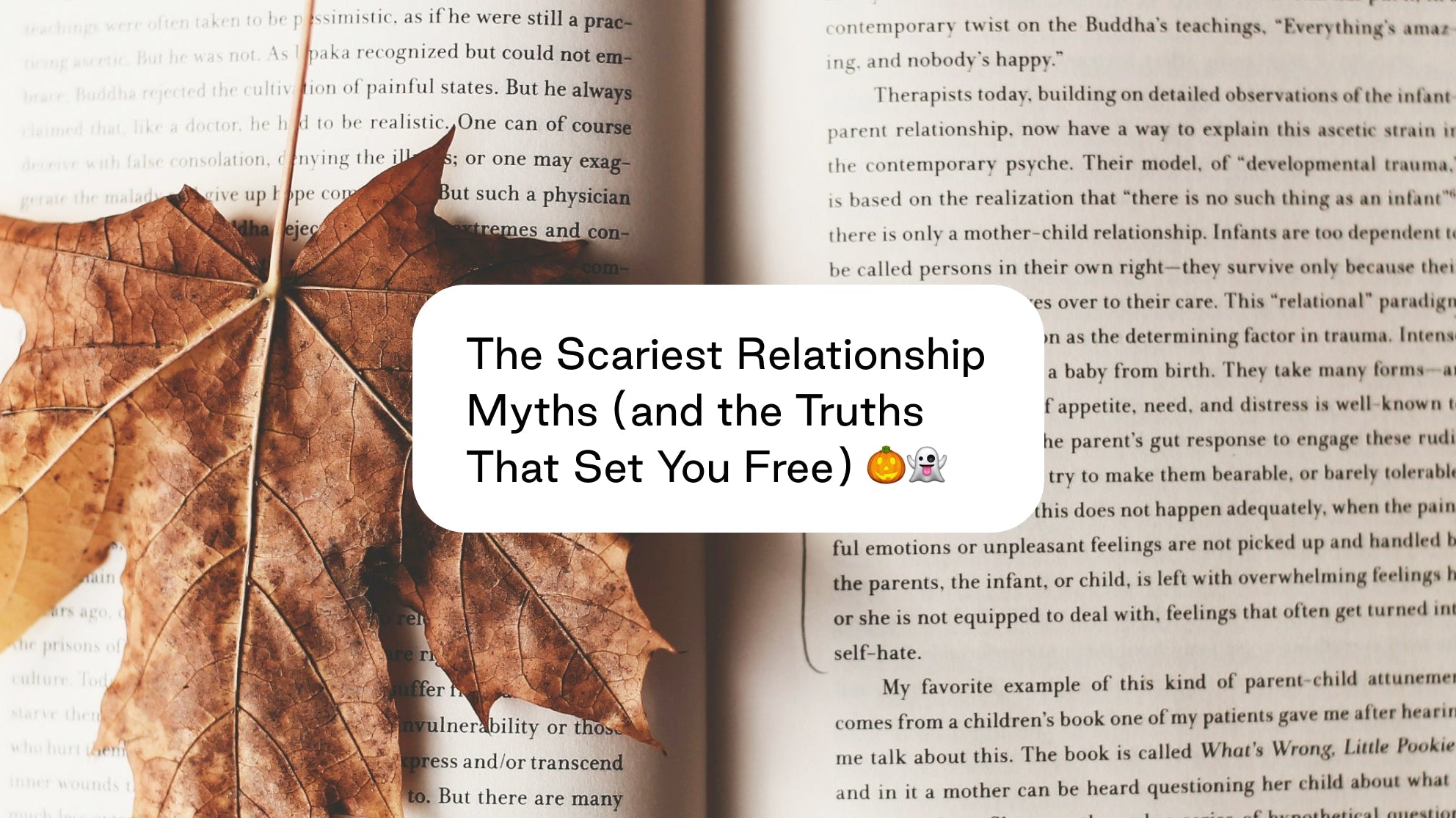 The Scariest Relationship Myths (and the Truths That Set You Free) 🎃👻