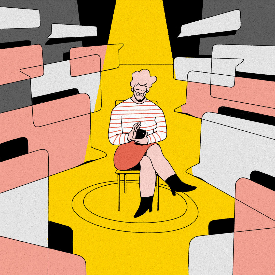 My mom started online dating, and she doesn’t know how to text