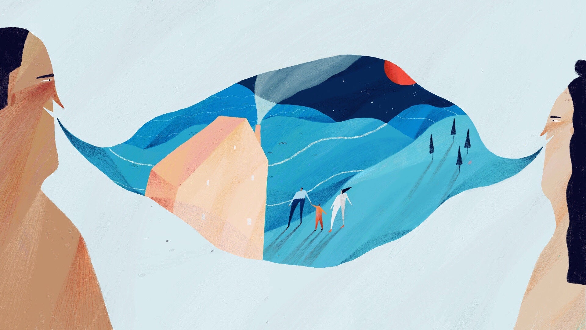 Oceans Apart, But Close at Heart